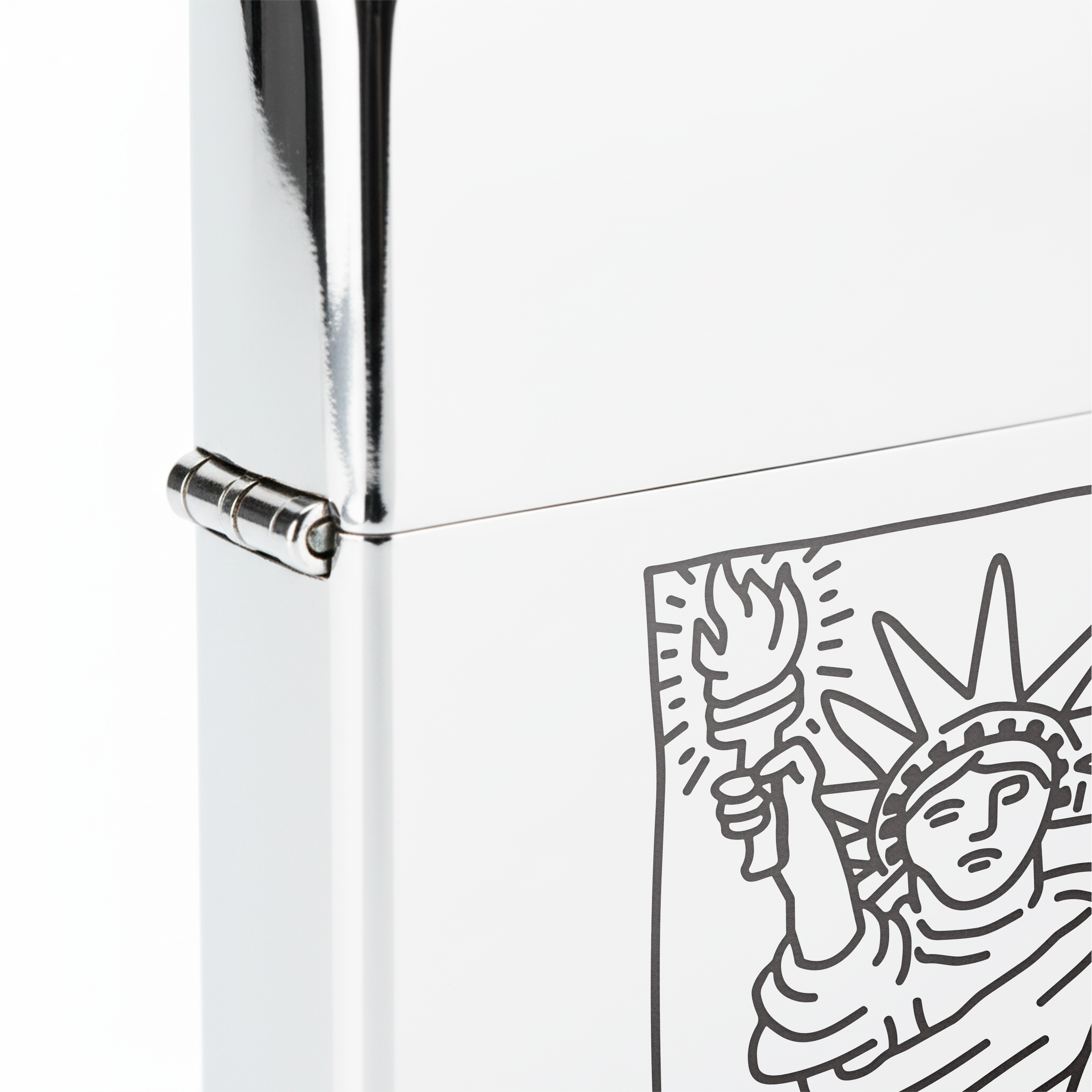 Isqueiro Cromado Polido 'NYKeith'