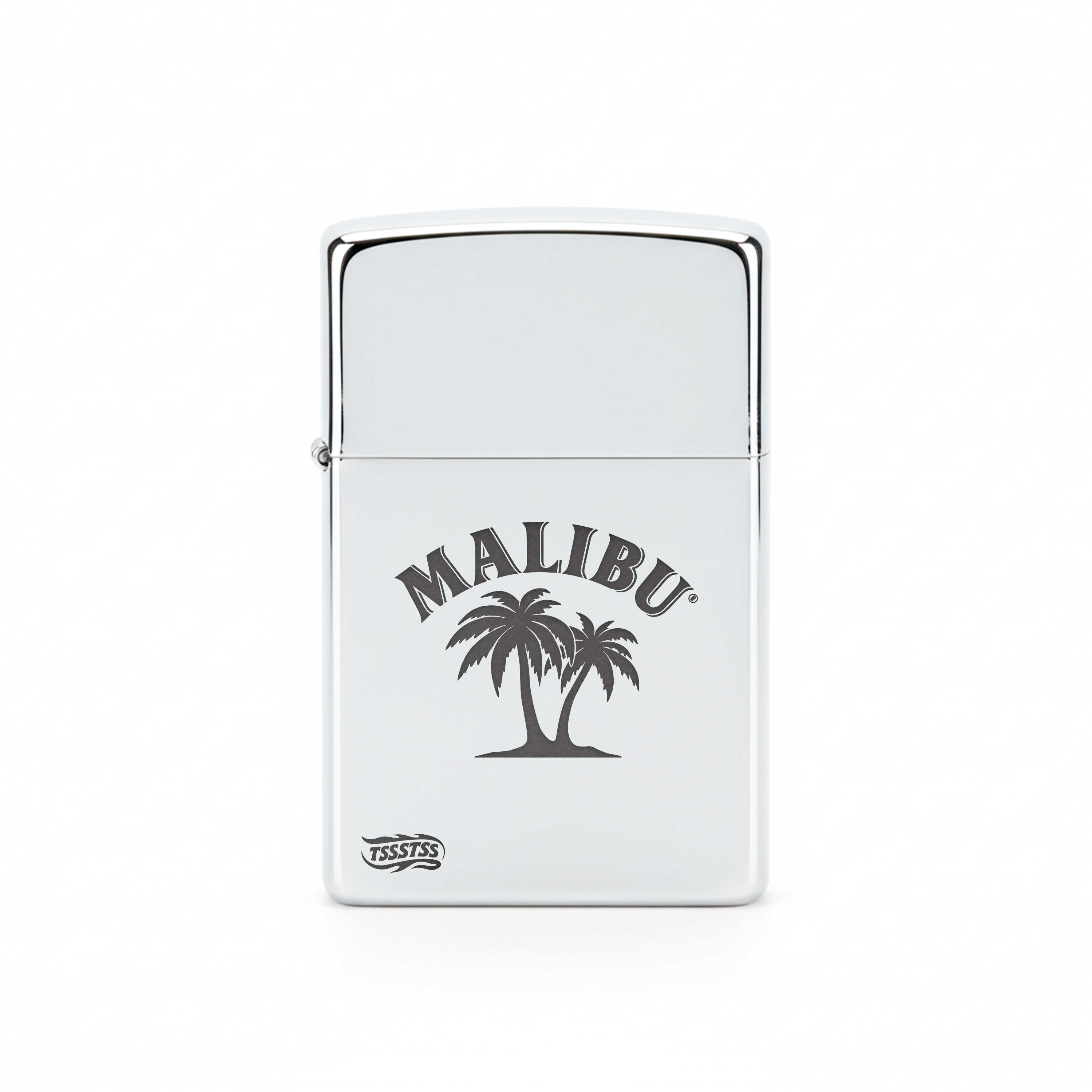 Isqueiro Cromado Polido 'Malibu Coast'