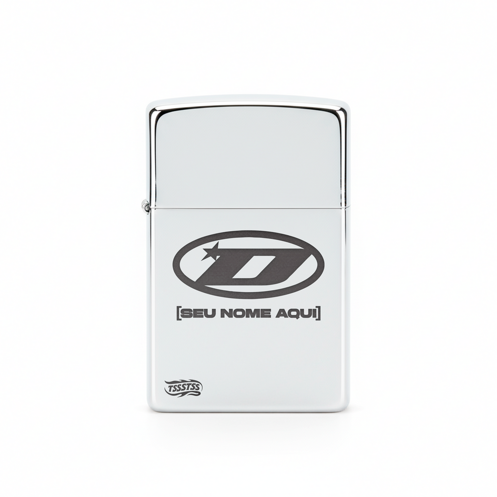 Isqueiro Cromado Personalizado 'D2'