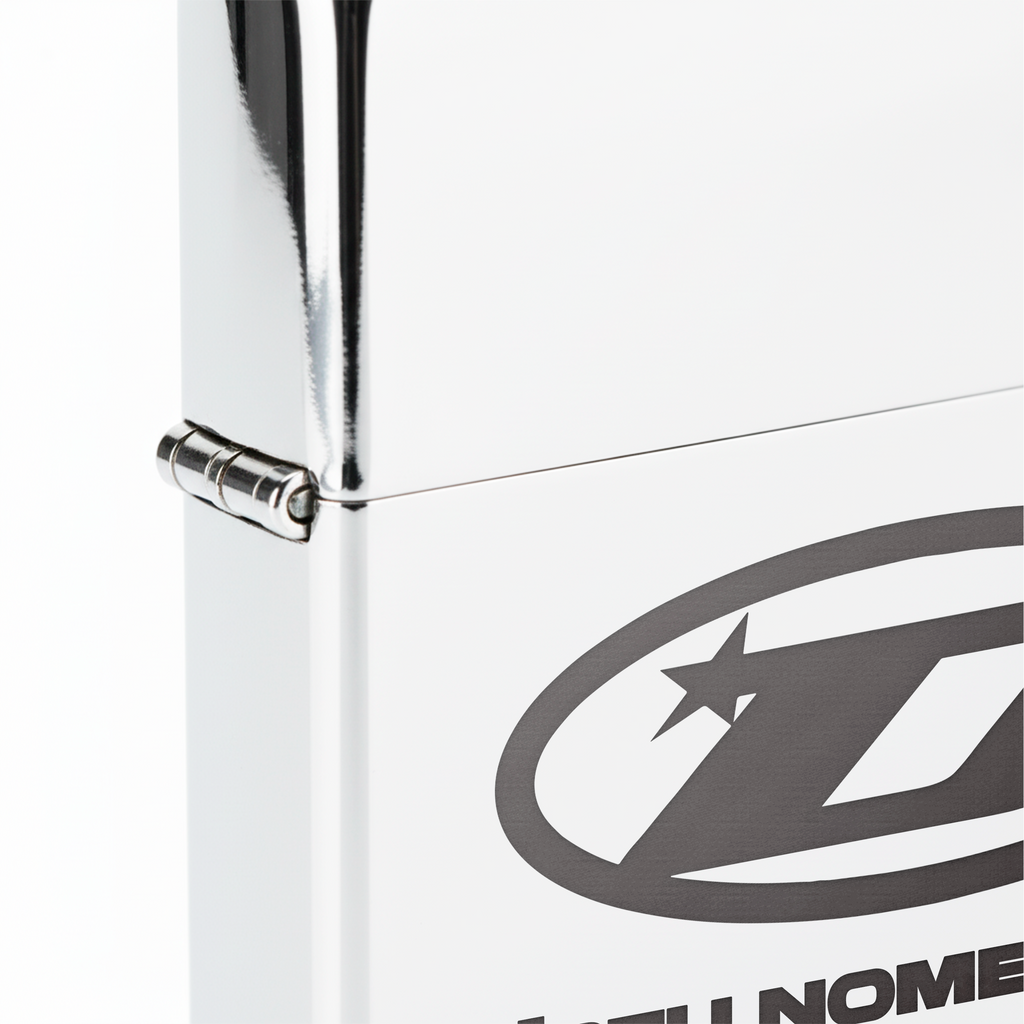 Isqueiro Cromado Personalizado 'D2'