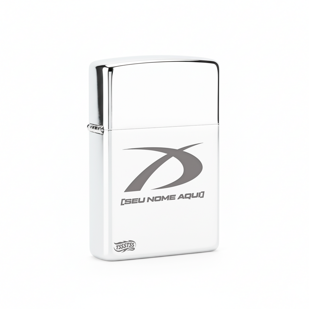 Isqueiro Cromado Personalizado 'D1'