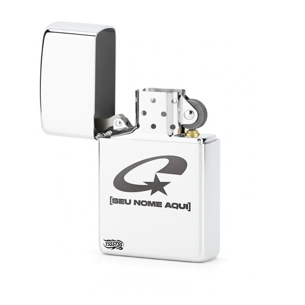 Isqueiro Cromado Personalizado 'C2'