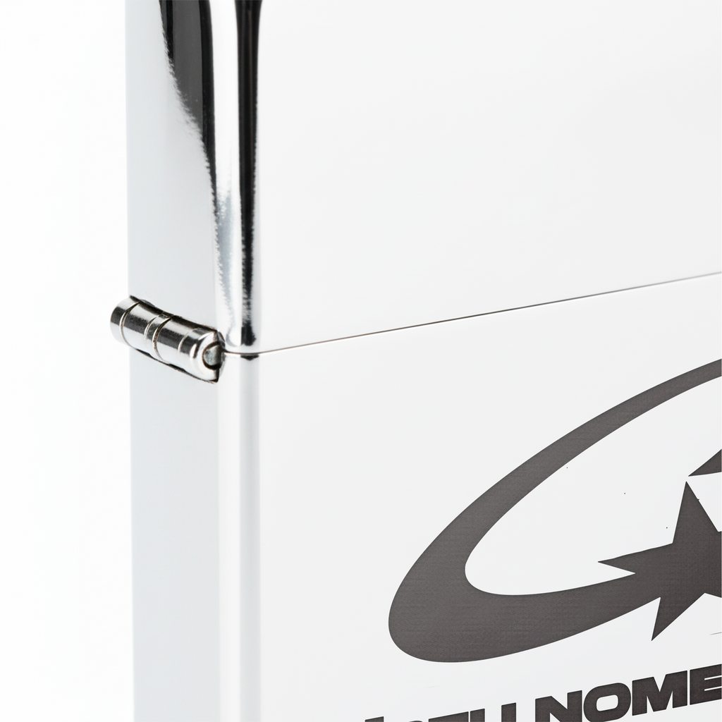 Isqueiro Cromado Personalizado 'C2' detalhe 5