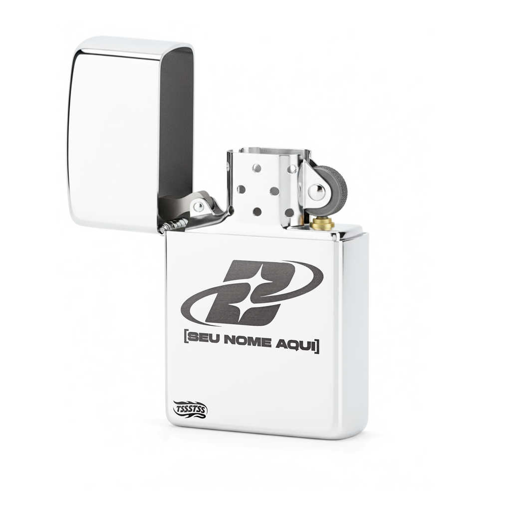 Isqueiro Cromado Personalizado 'B2'