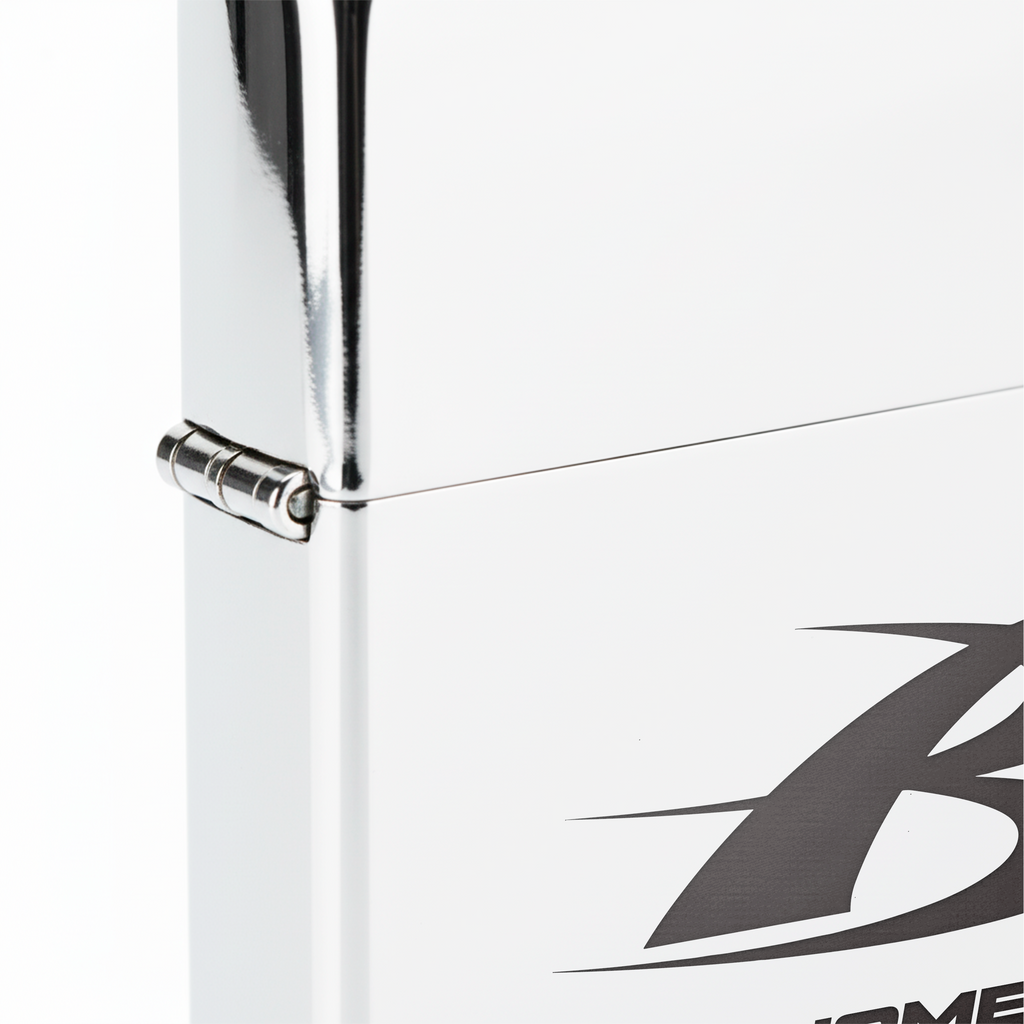 Isqueiro Cromado Personalizado 'B1' detalhe 5