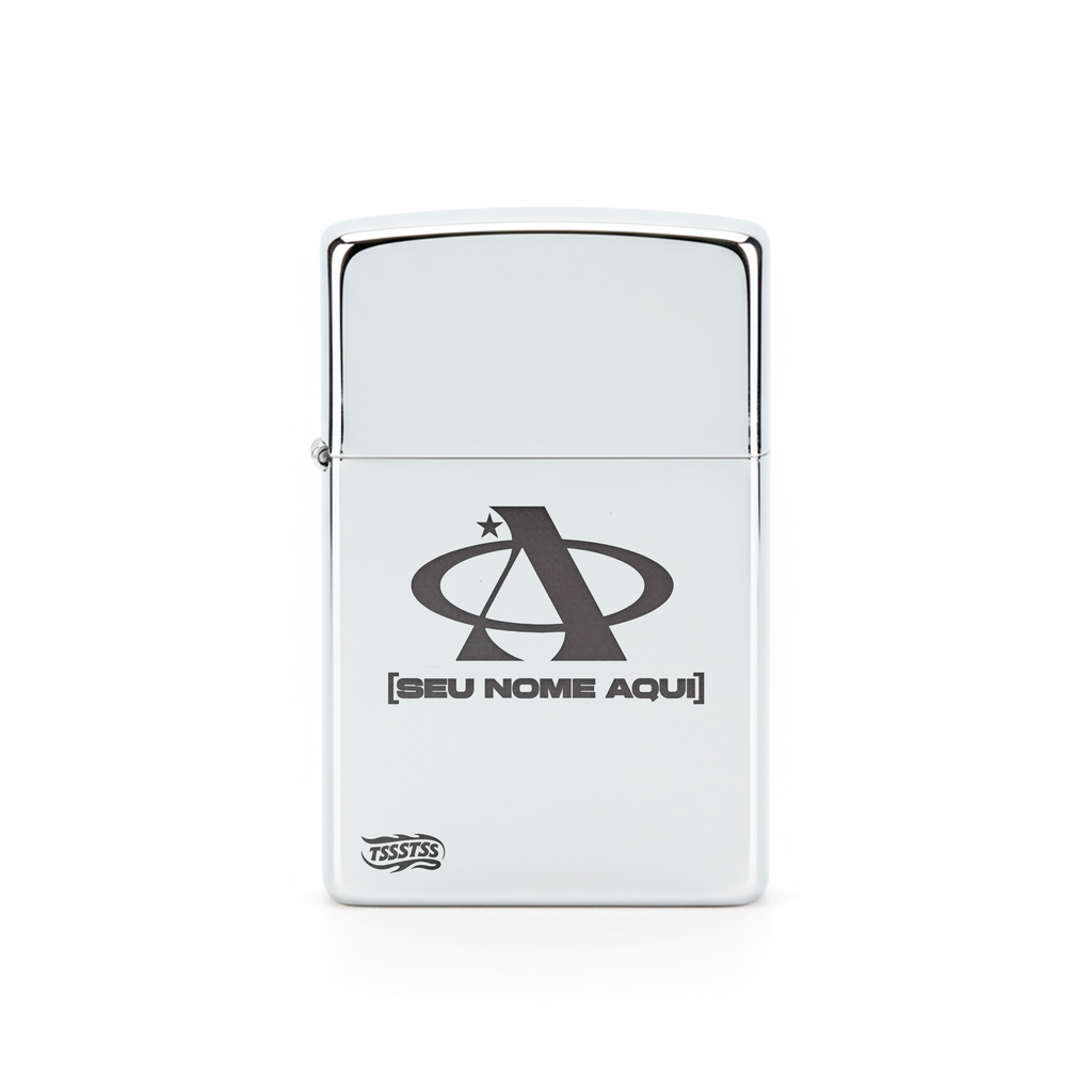 Isqueiro Cromado Personalizado 'A2'