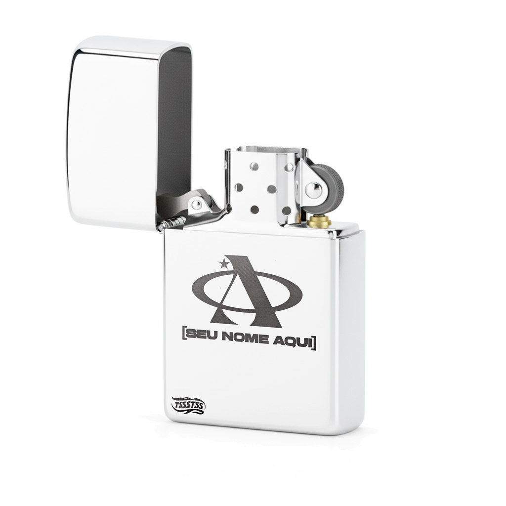 Isqueiro Cromado Personalizado 'A2'