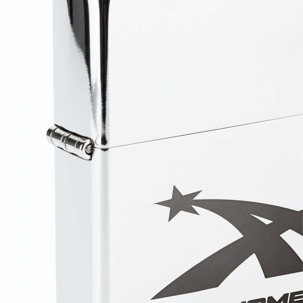 Isqueiro Cromado Personalizado 'A1' detalhe 5