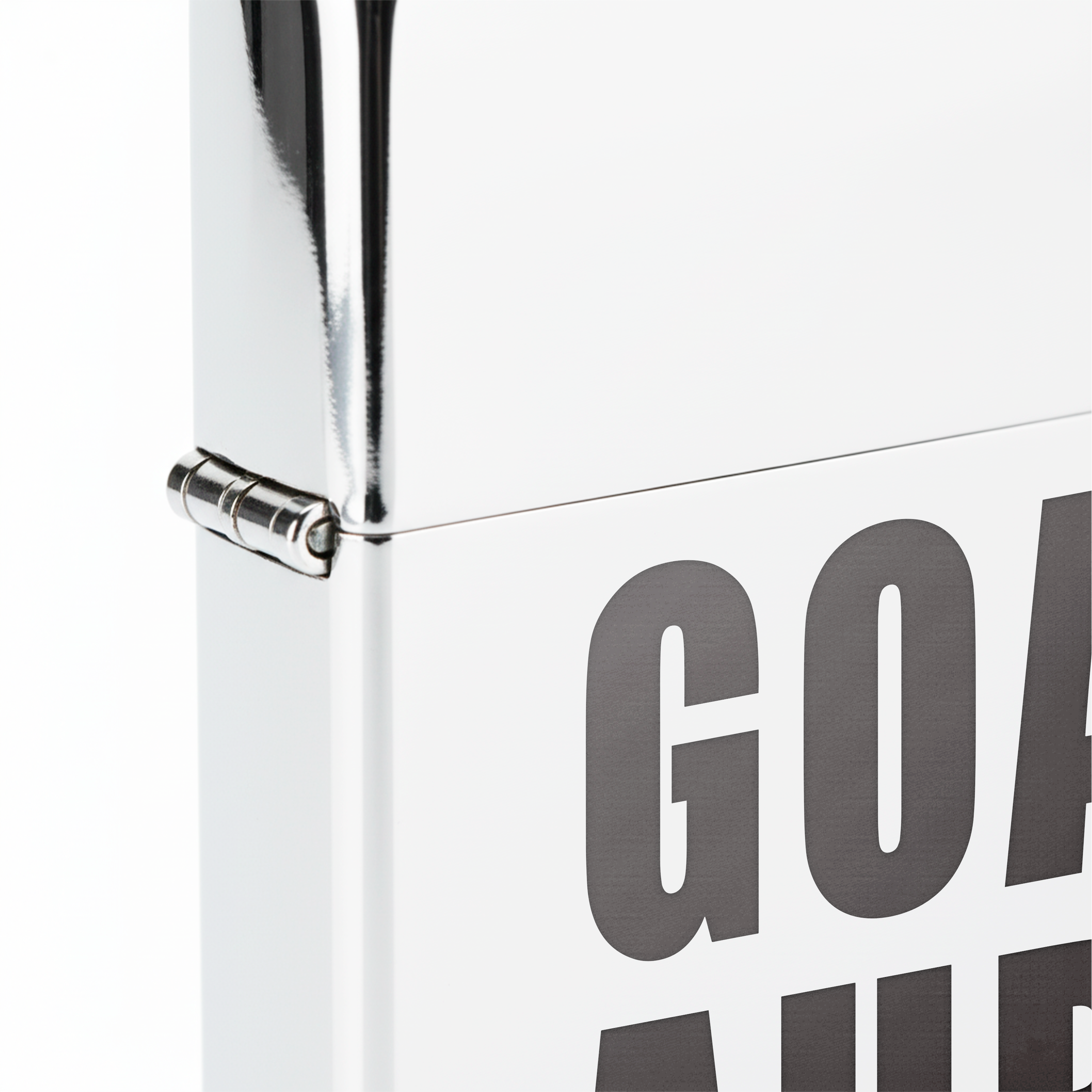 Isqueiro Cromado Polido 'Goat Aura'