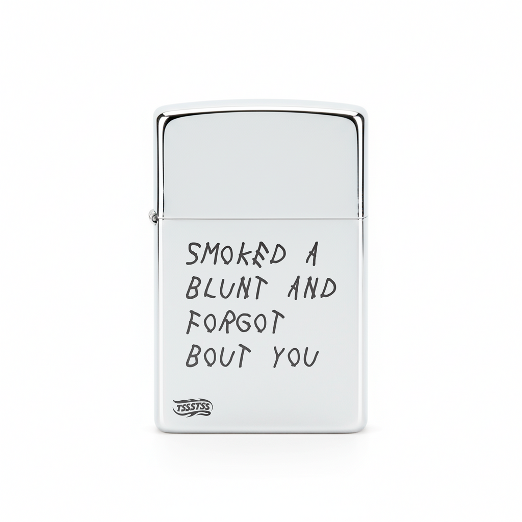 Isqueiro Cromado Polido 'Forgot Bout You'