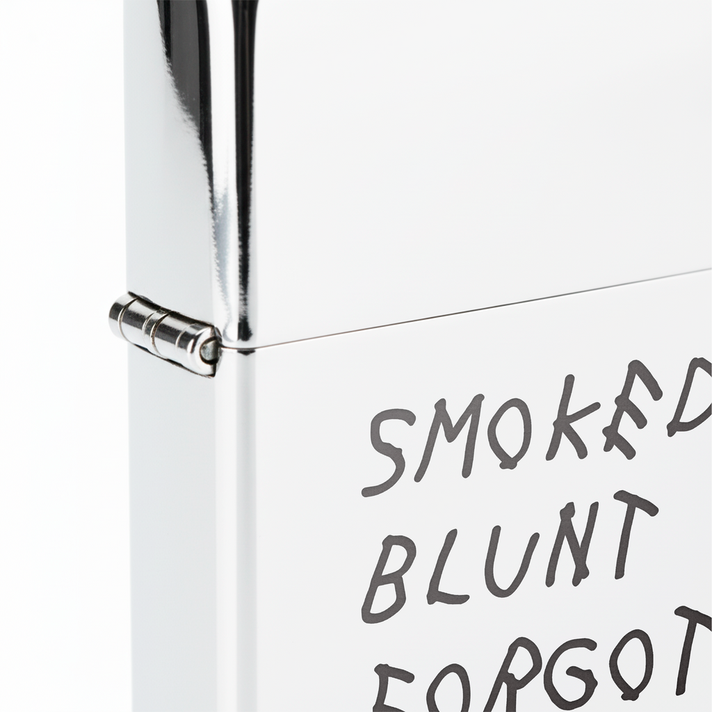 Isqueiro Cromado Polido 'Forgot Bout You'