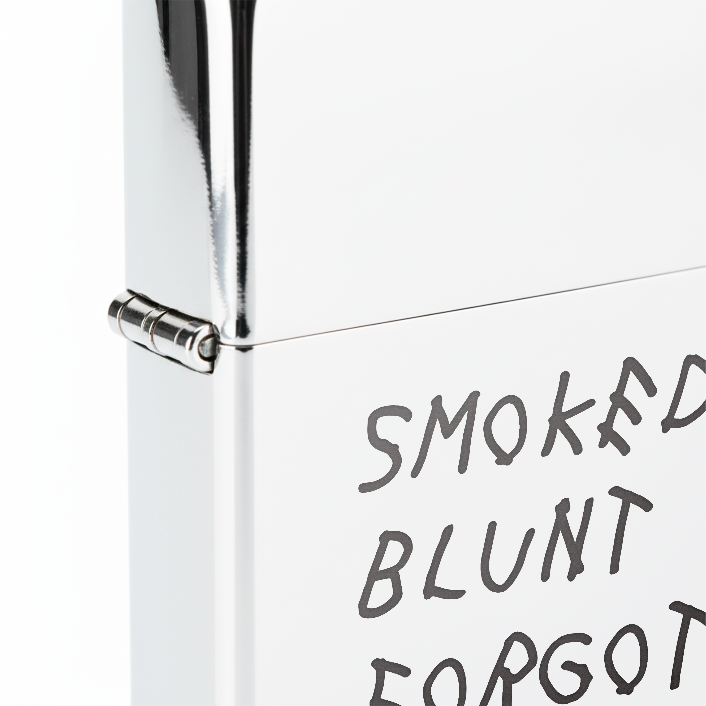 Isqueiro Cromado Polido 'Forgot Bout You'