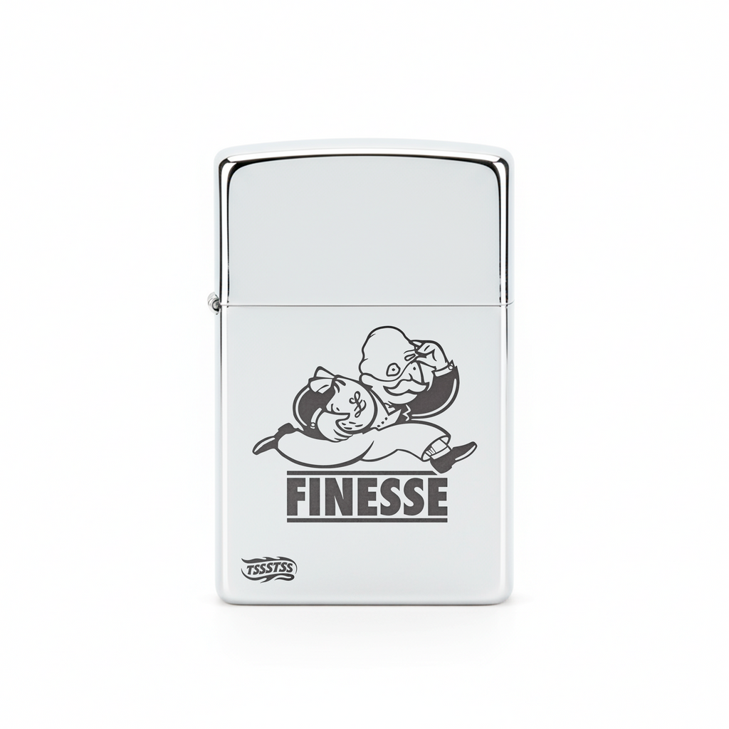 Isqueiro Cromado Polido 'Finesse'