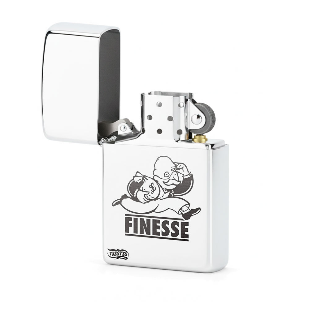 Isqueiro Cromado Polido 'Finesse'