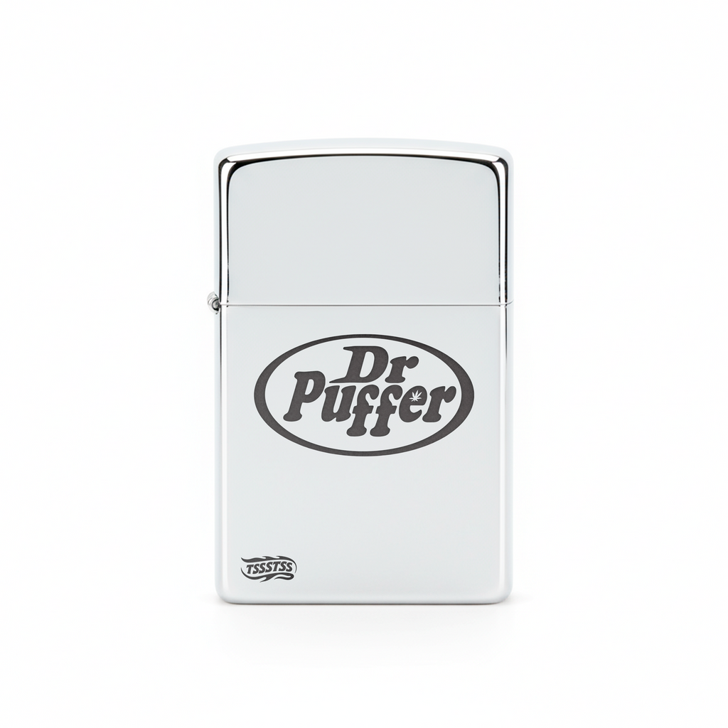 Isqueiro Cromado Polido 'Dr Puffer'