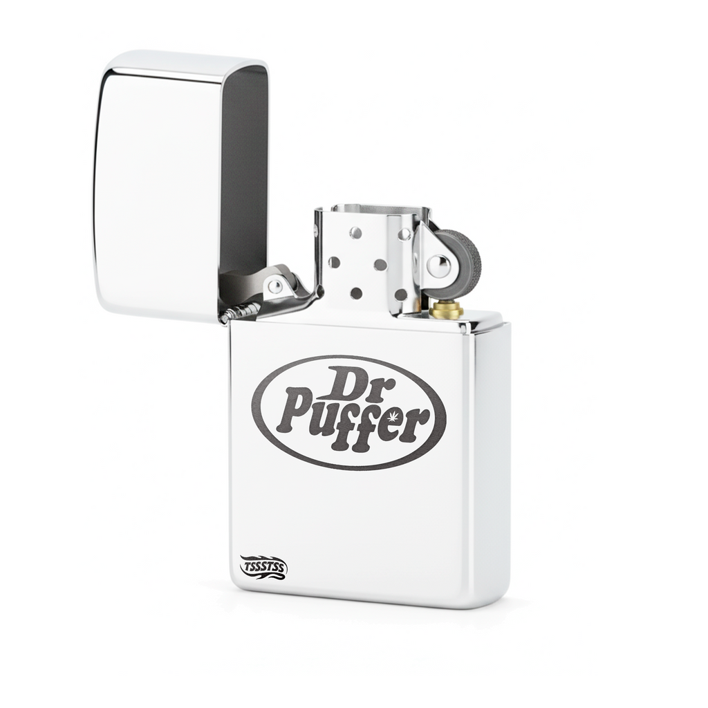 Isqueiro Cromado Polido 'Dr Puffer'