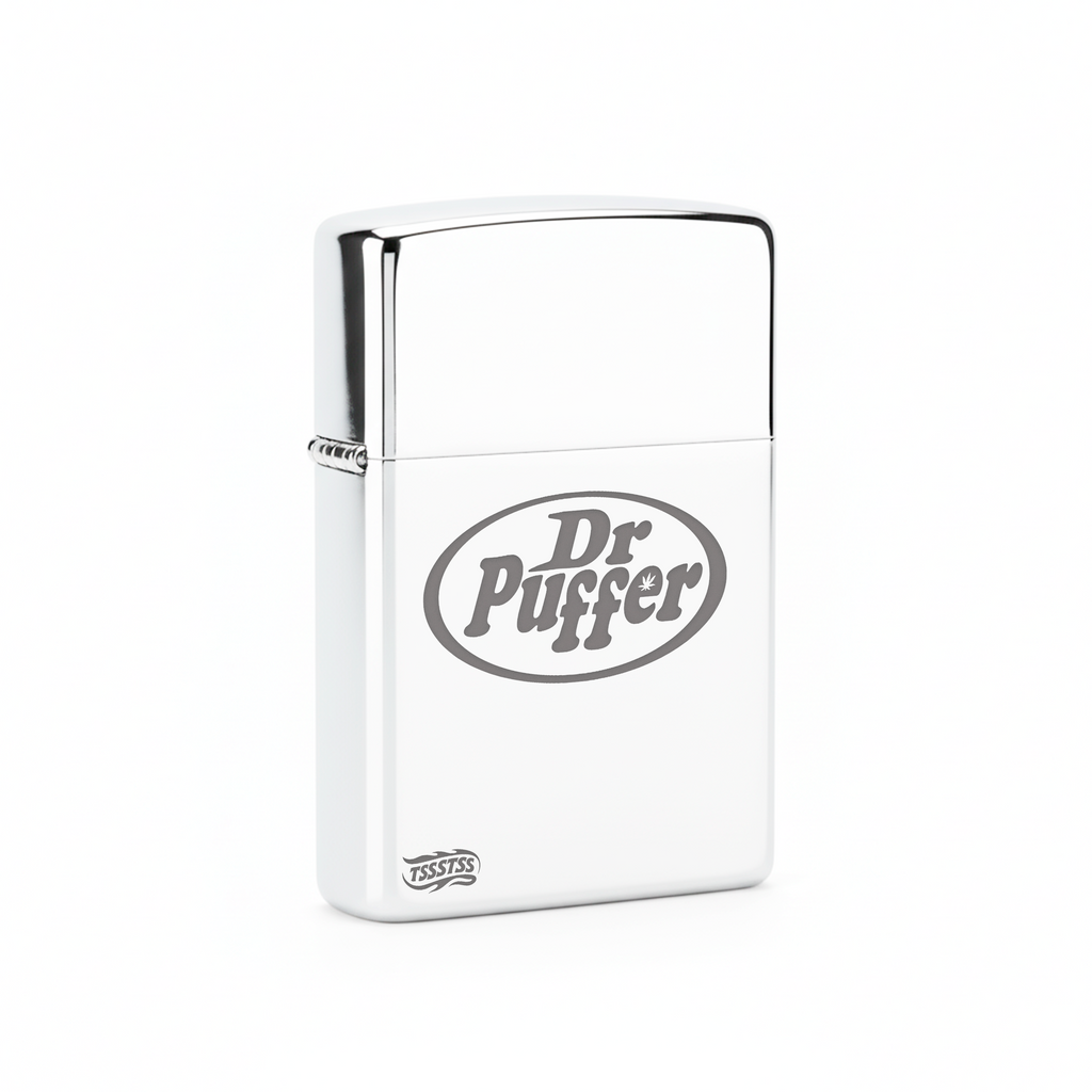 Isqueiro Cromado Polido 'Dr Puffer'