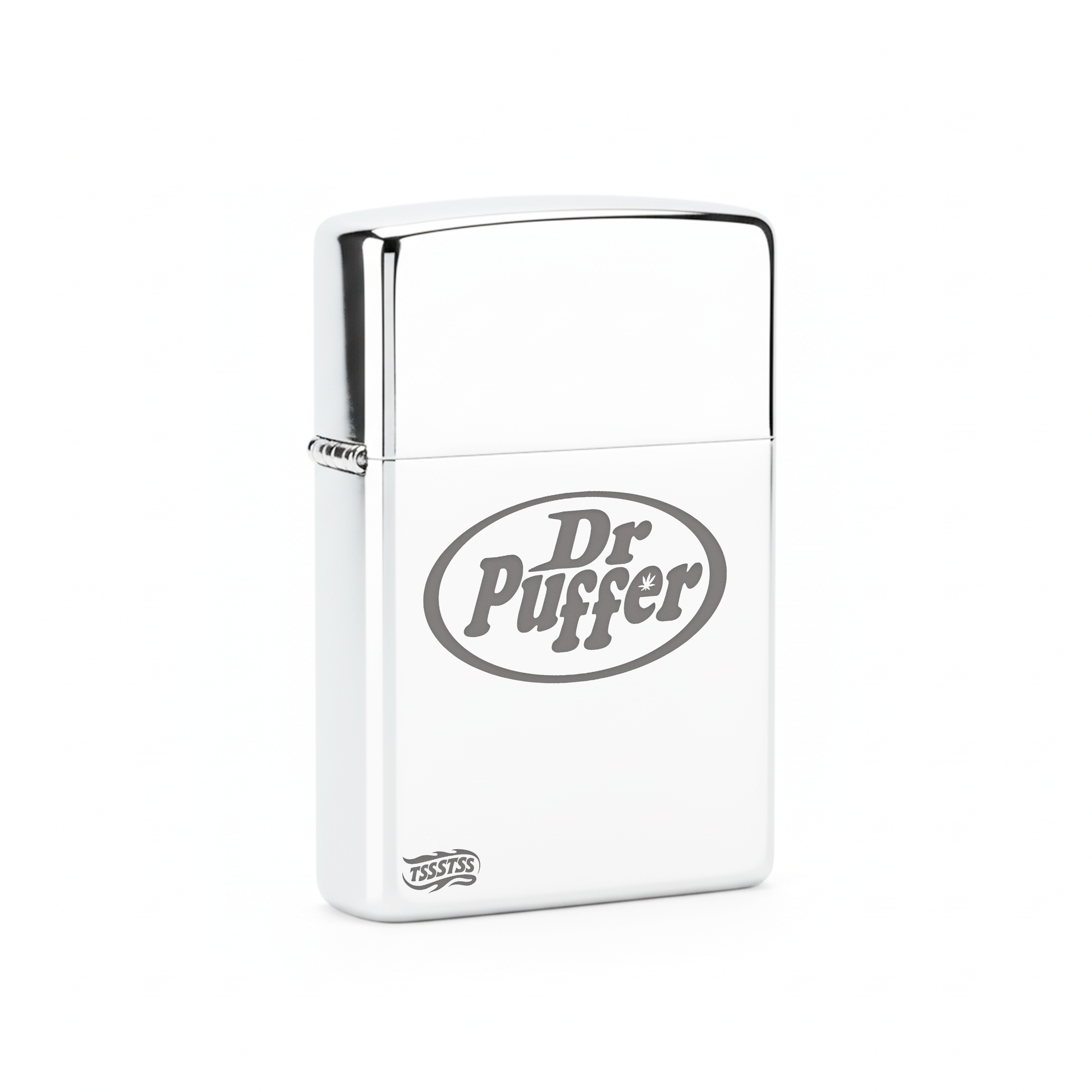 Isqueiro Cromado Polido 'Dr Puffer'