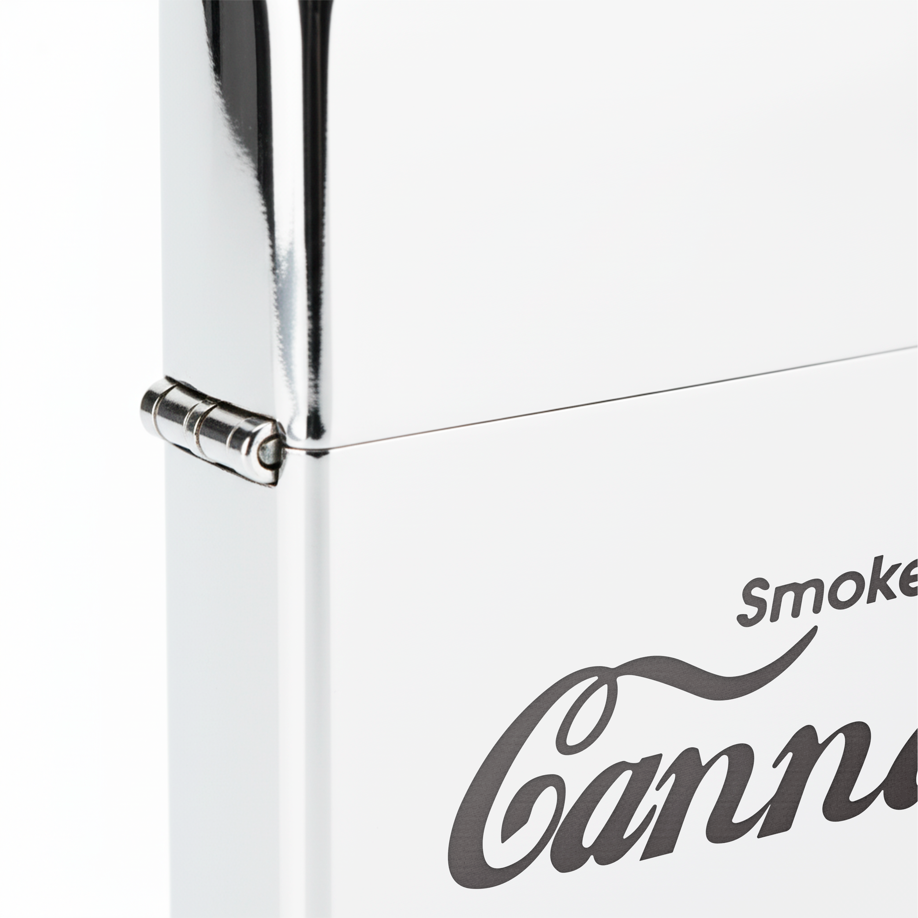 Isqueiro Cromado Polido 'Coca Bootleg'