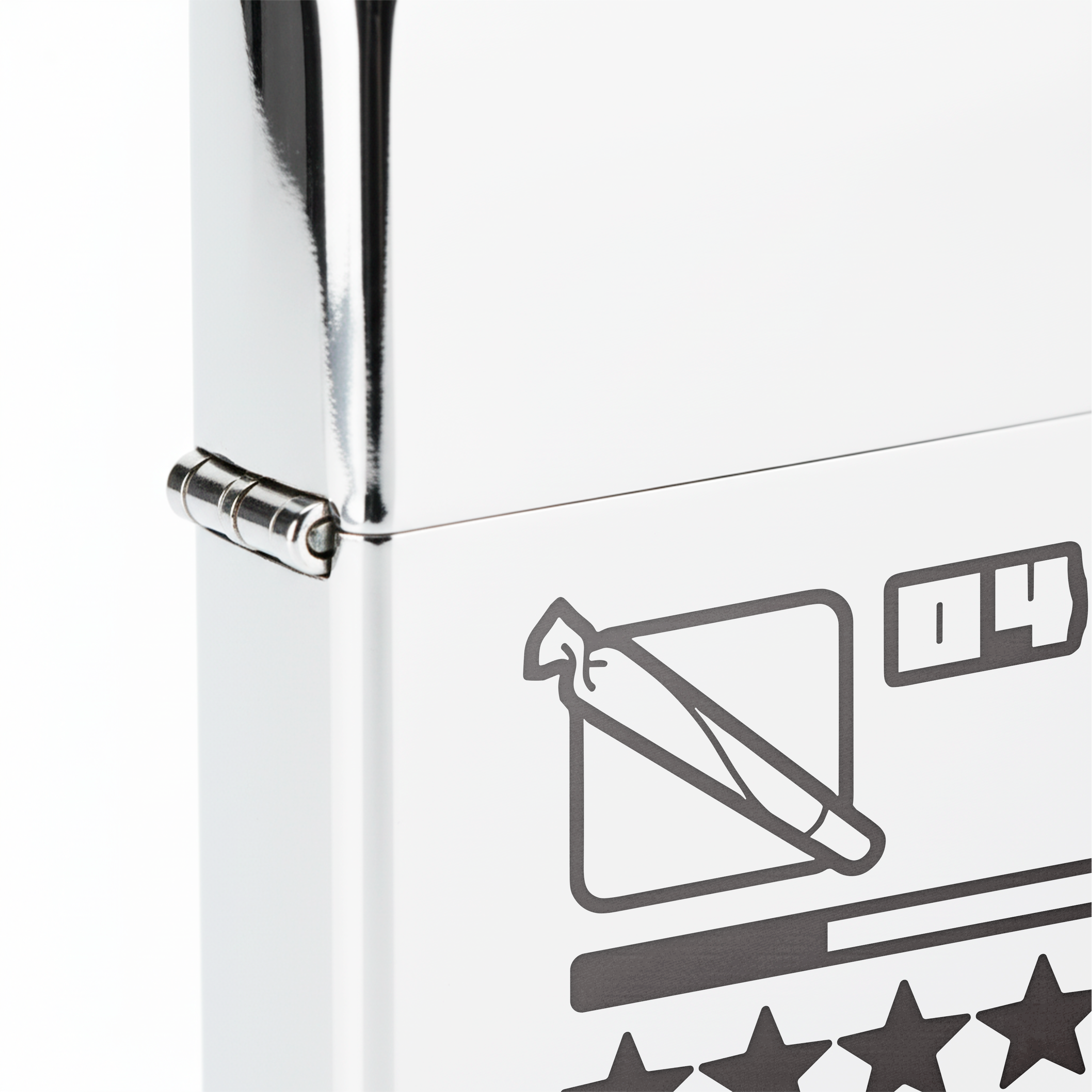 Isqueiro Cromado Polido 'Grove Street'