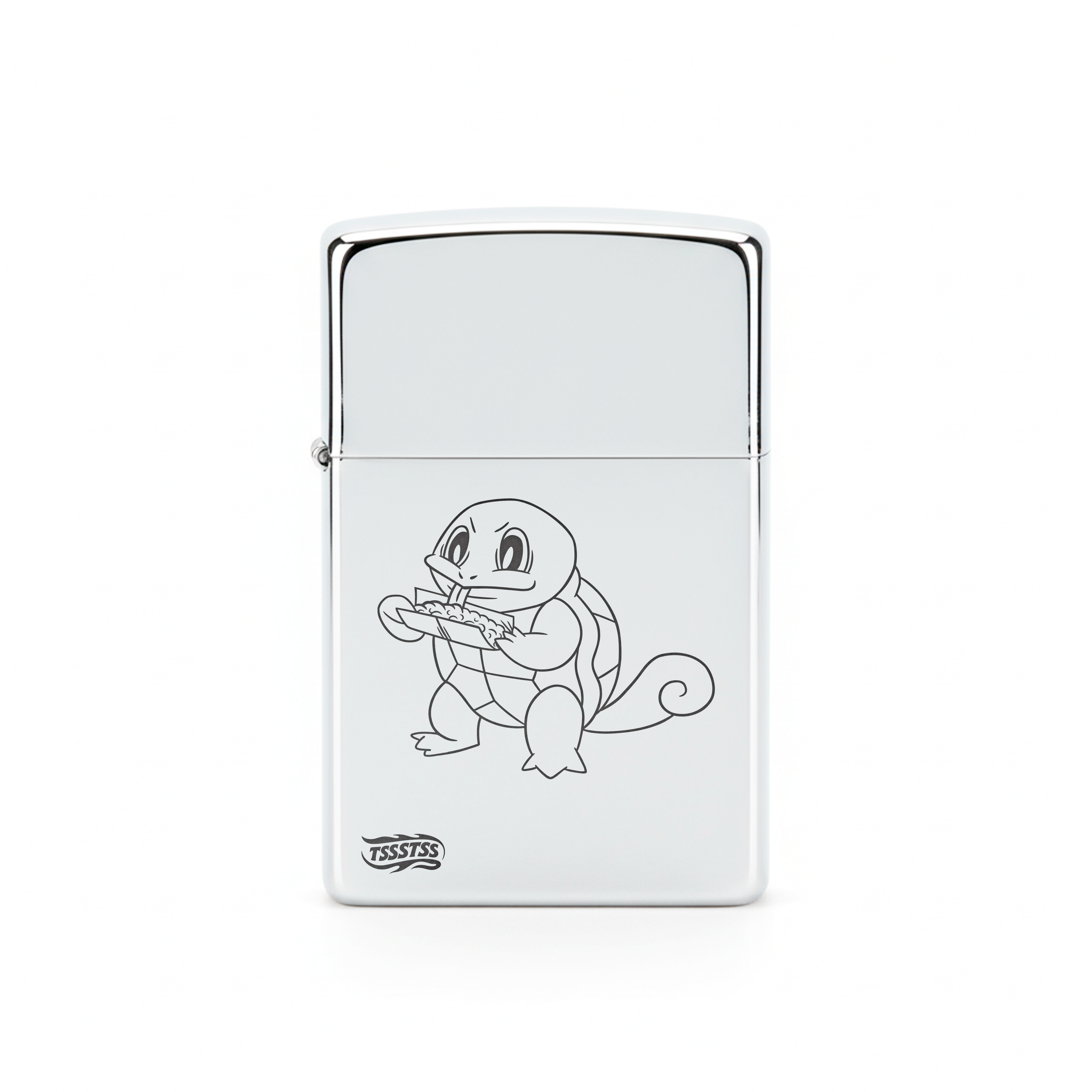 Isqueiro Cromado Polido 'Tokémon'