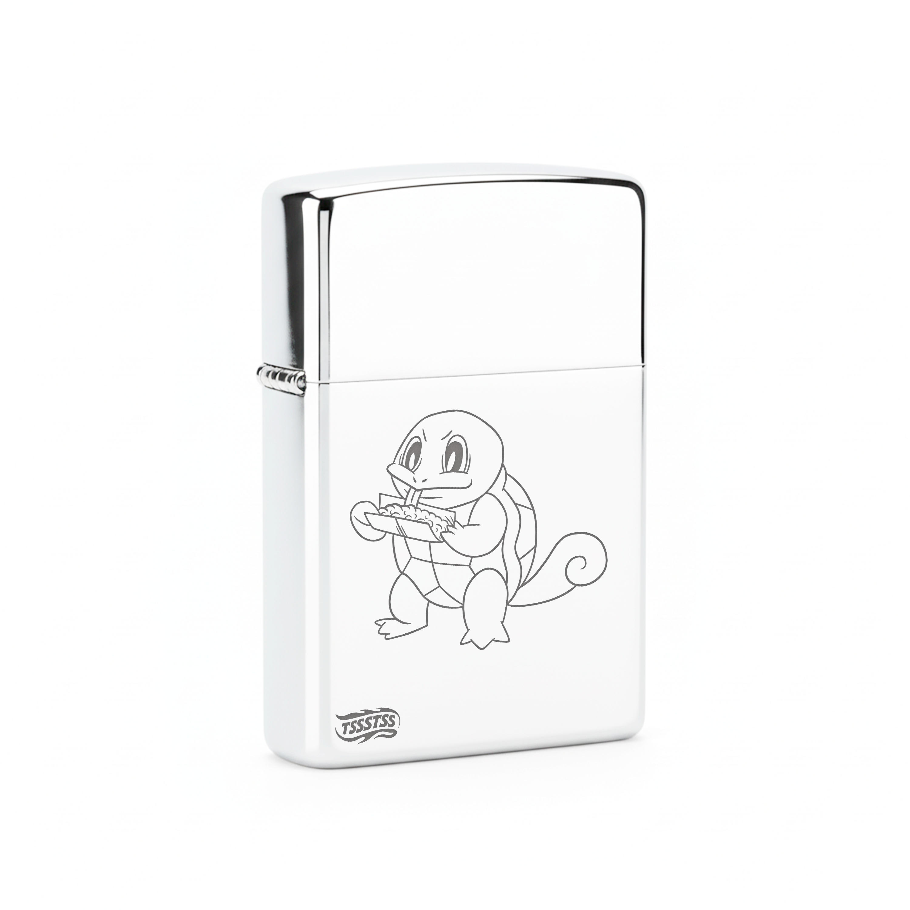 Isqueiro Cromado Polido 'Tokémon'