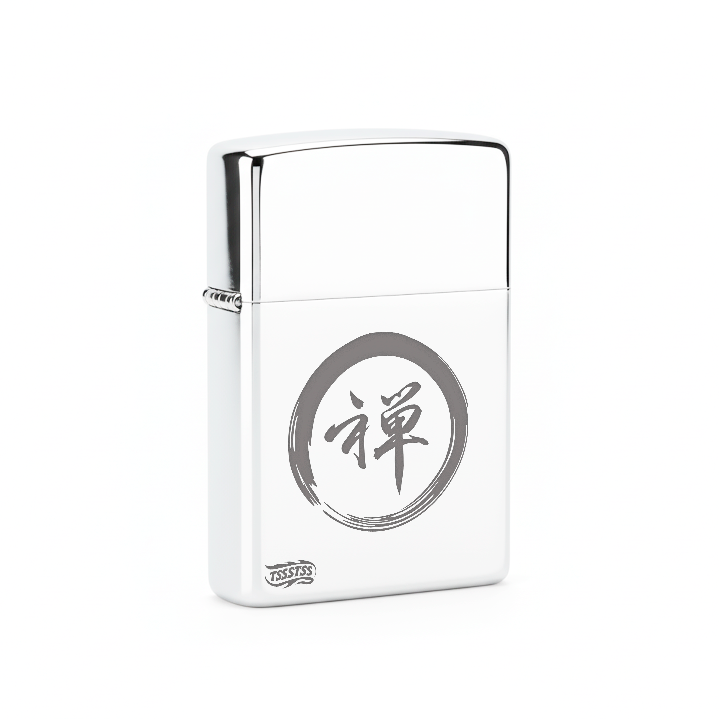 Isqueiro Cromado Polido 'Ensō (円相)'