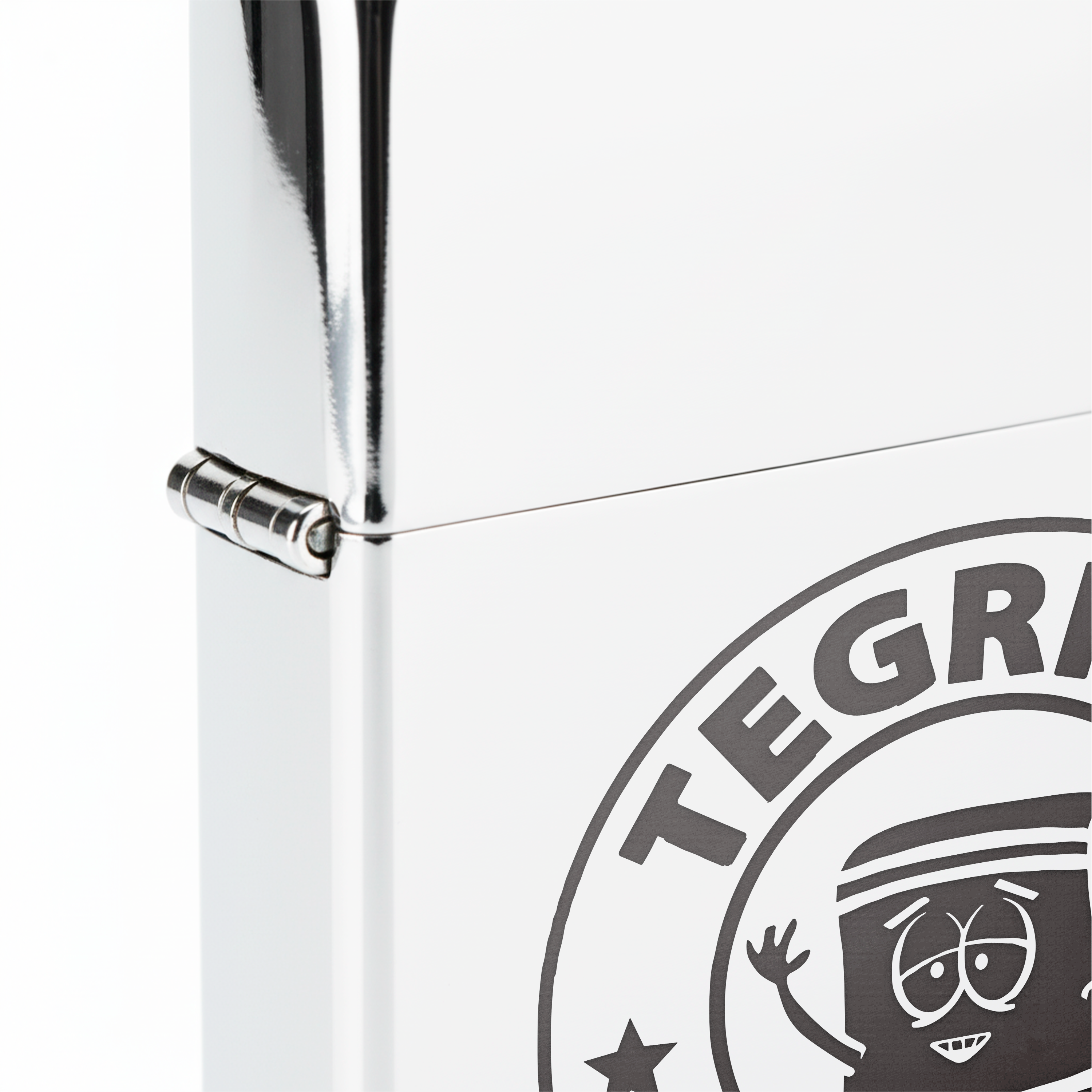 Isqueiro Cromado Polido 'Tegridy Farms'