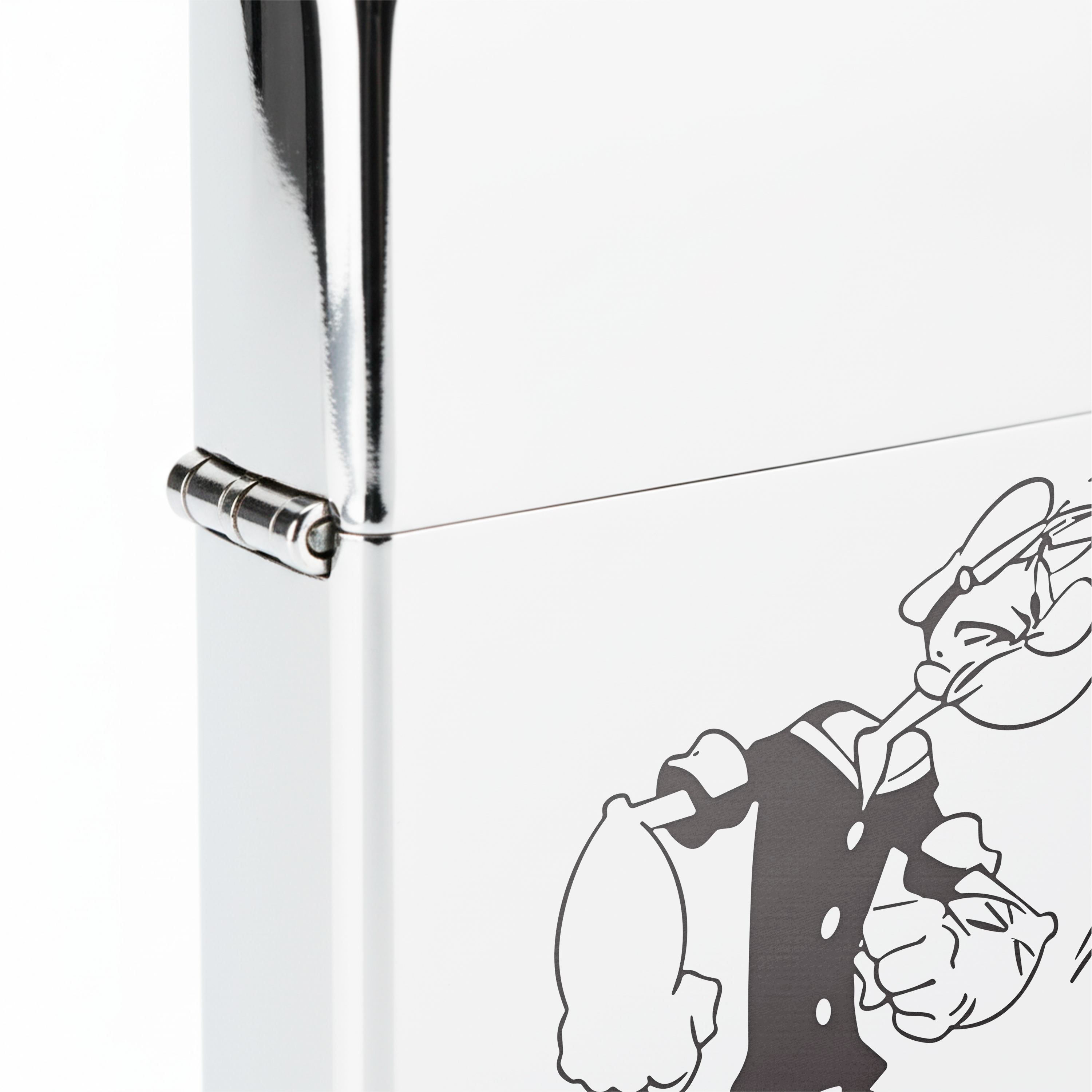 Isqueiro Cromado Polido 'Spinach Grow'