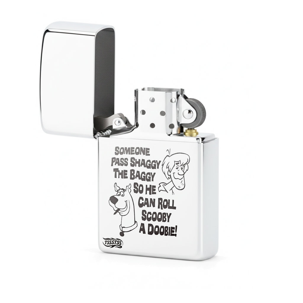 Isqueiro Cromado Polido 'Roll A Doobie'