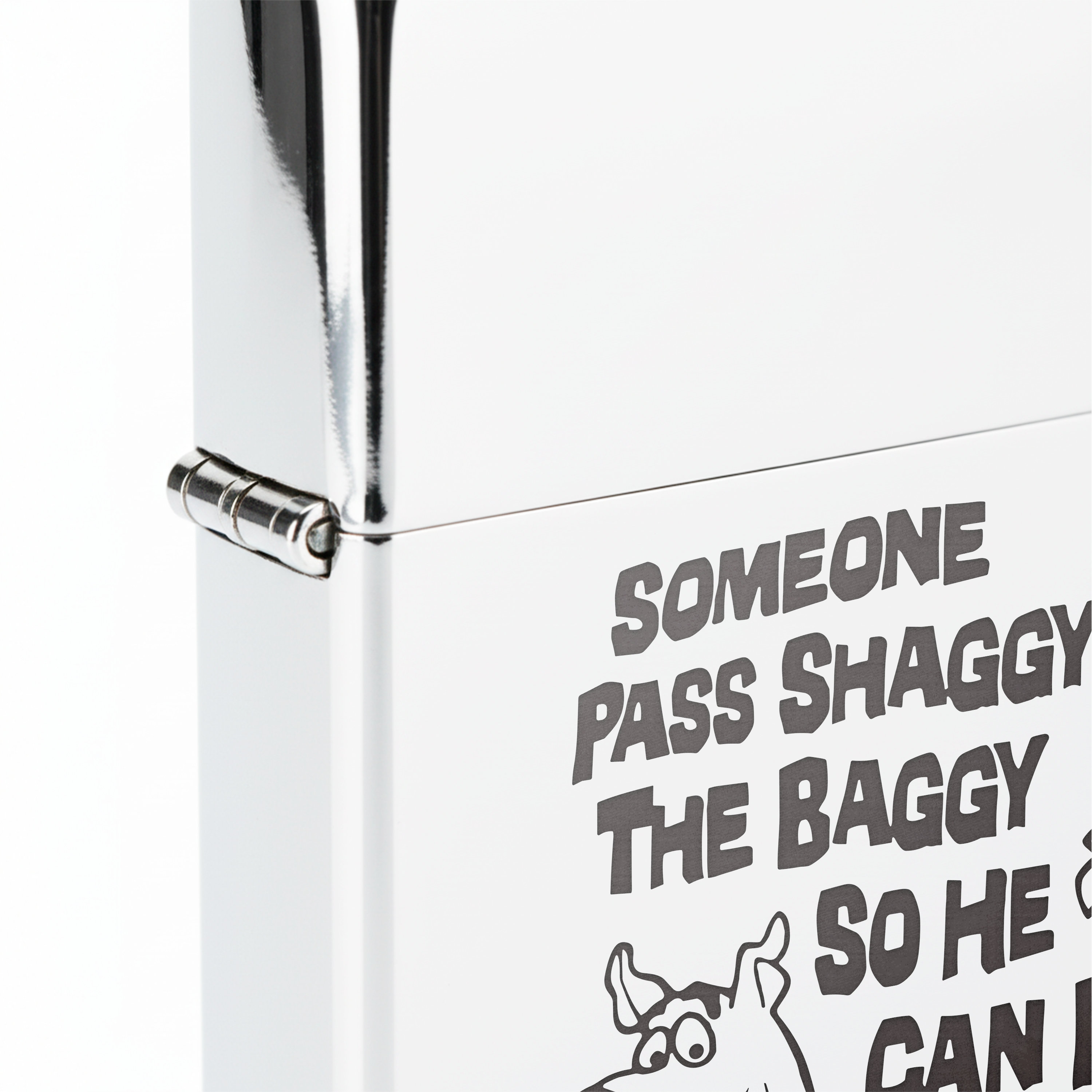 Isqueiro Cromado Polido 'Roll A Doobie'