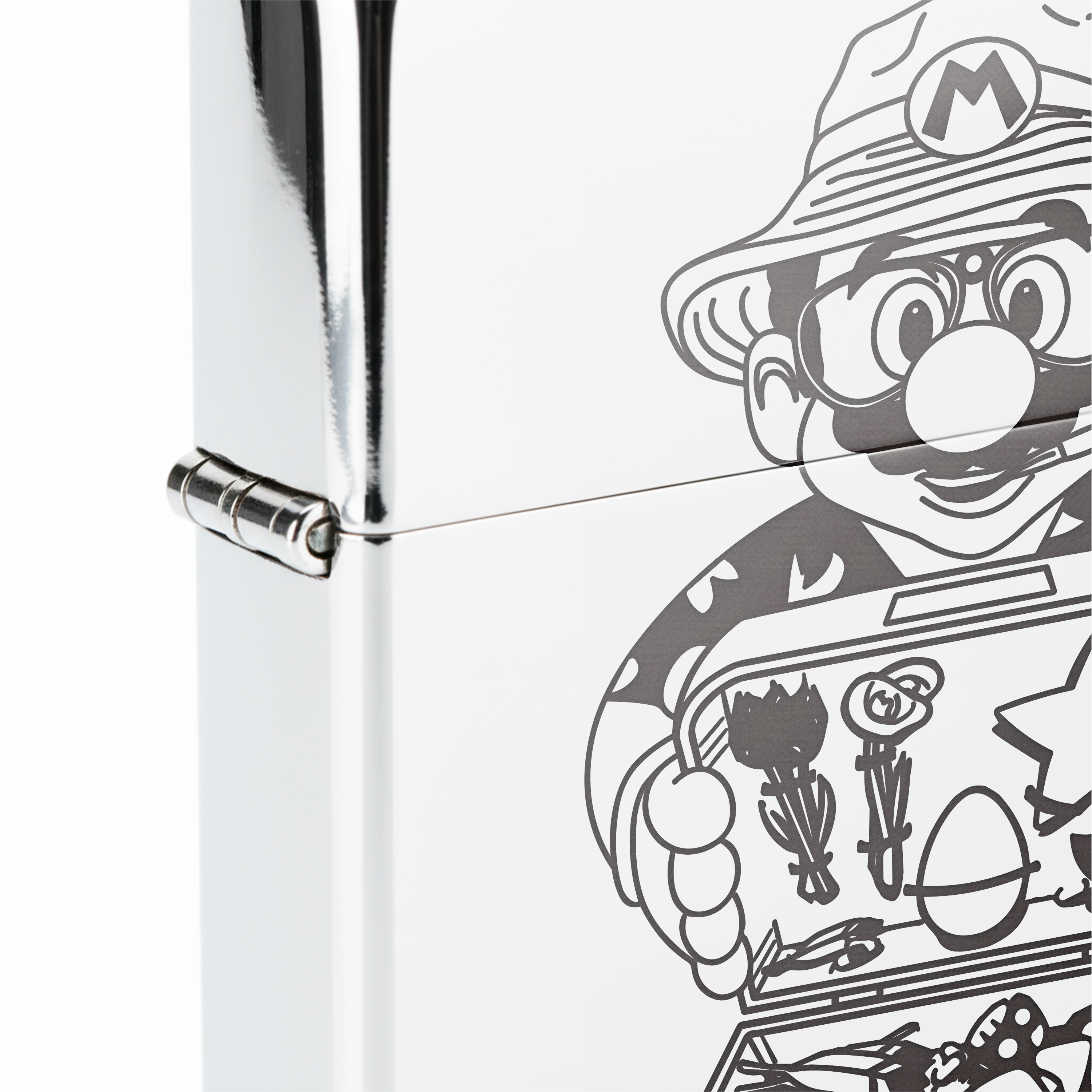 Isqueiro Cromado Polido 'Mushroom Dealer'