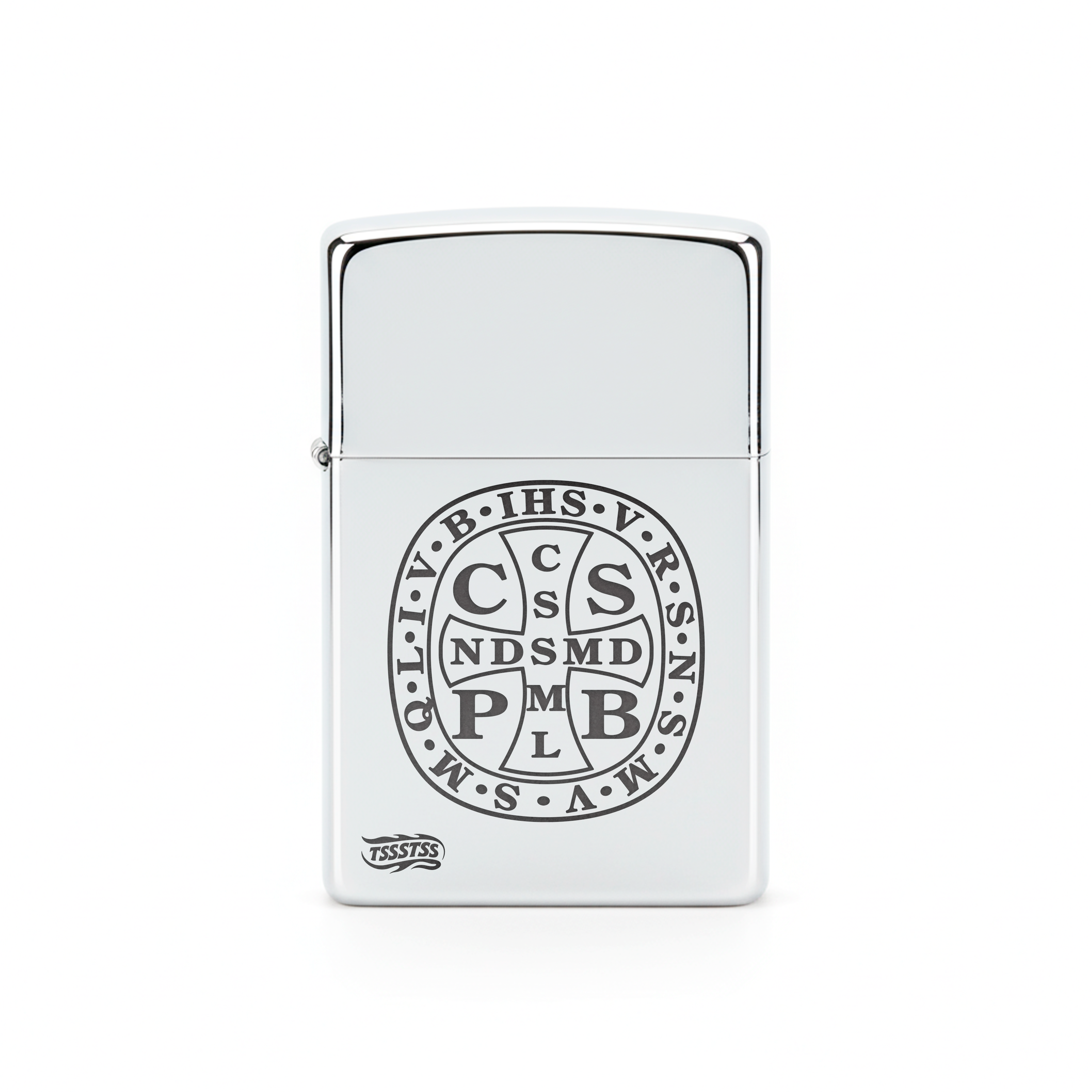 Isqueiro Cromado Polido 'CSPB'