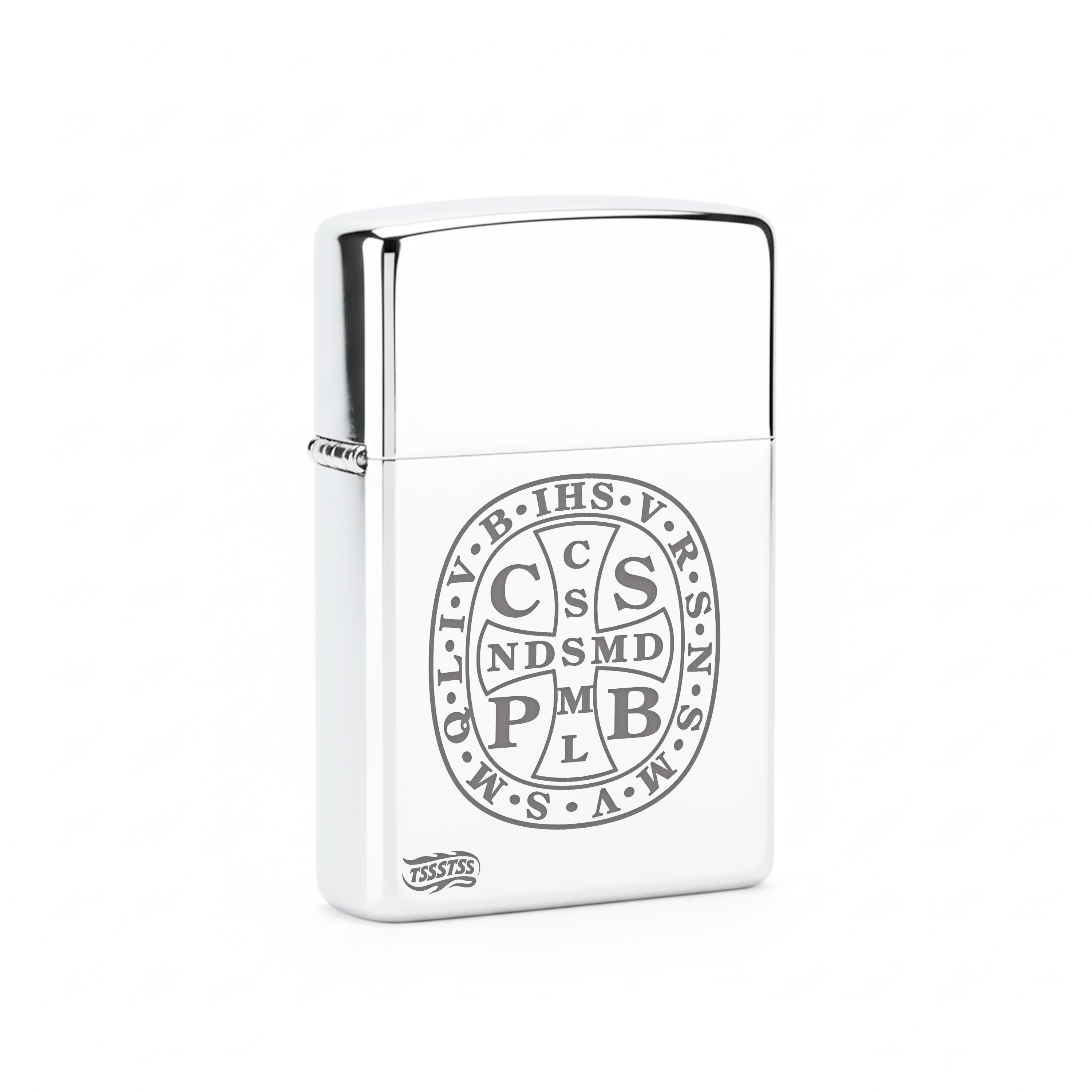 Isqueiro Cromado Polido 'CSPB'