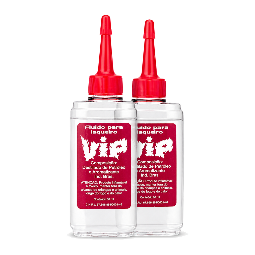 2 fluidos para isqueiro VIP (60ml cada)